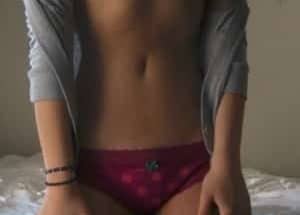 Teen violet creamy panties