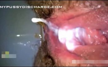 Pooping and dripping cum from creamy pussy 1