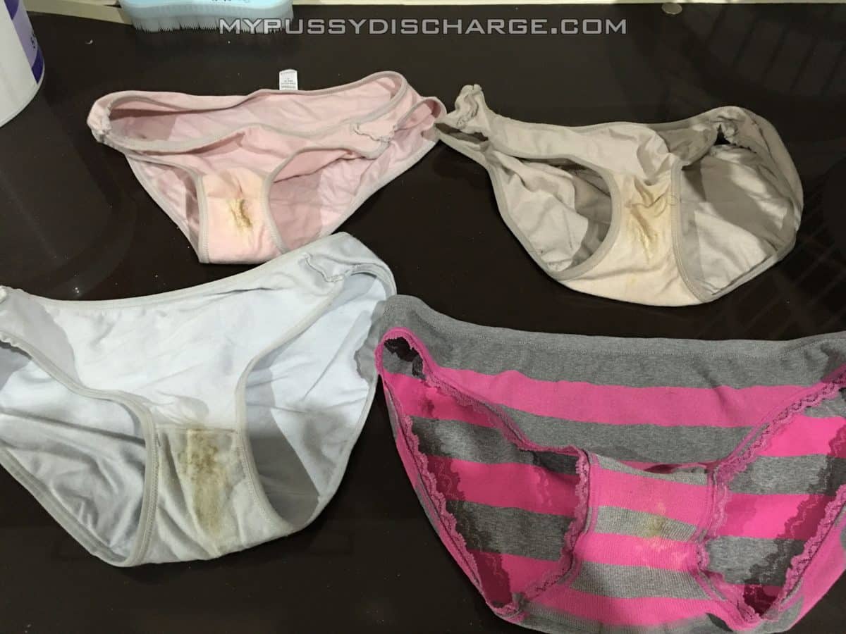 Follower’s niece dirty panties My Pussy Discharge. 