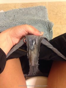 Wet panties challenge 3
