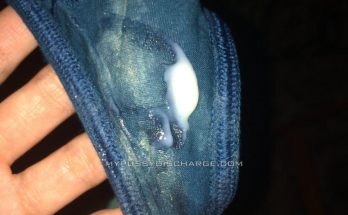Creamy pussy close up and dirty panties full of grool