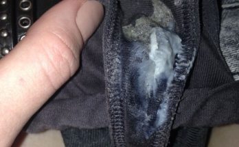 Sexy milf worn panties and creamy vaginal discharge