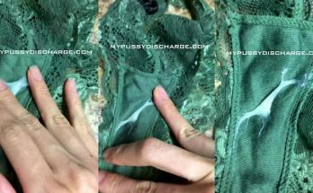 Grool from sticky fingers to worn panties 1