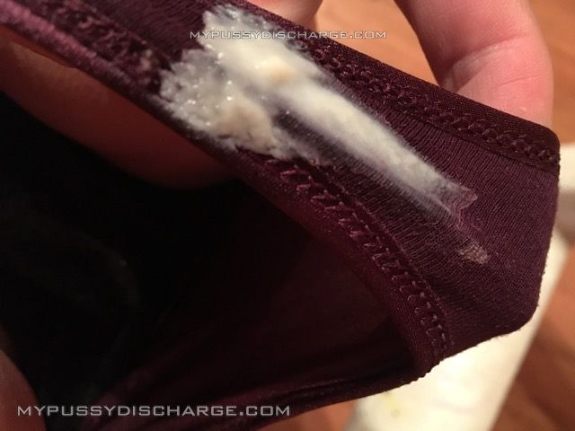 Exhibitionist Worn Creamy Panties Outdoor My Pussy Discharge