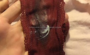 Pantystuffing wet panties inside creamy pussy