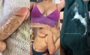 Busty teen creamy wet panties after playing with her dildo